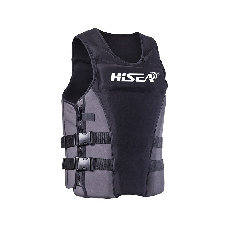 Thickened life jacket, large buoyancy vest, vest, vest, 220 pounds, marine life jacket