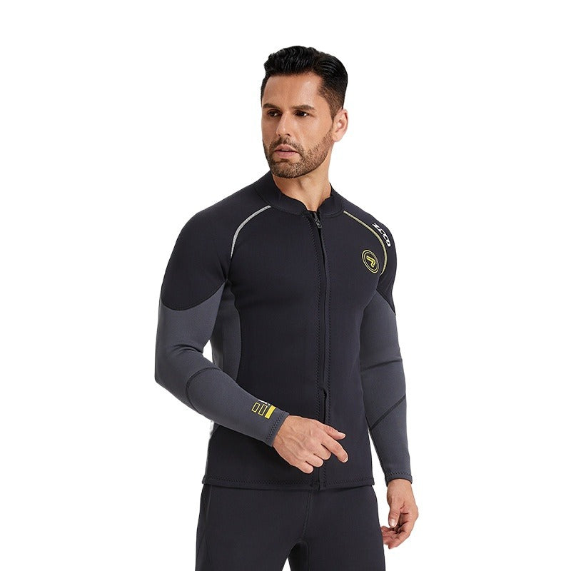 3mm wetsuit, men's and women's split wetsuit, cold-proof and warm top, pants, snorkeling and surfing winter swimsuit.