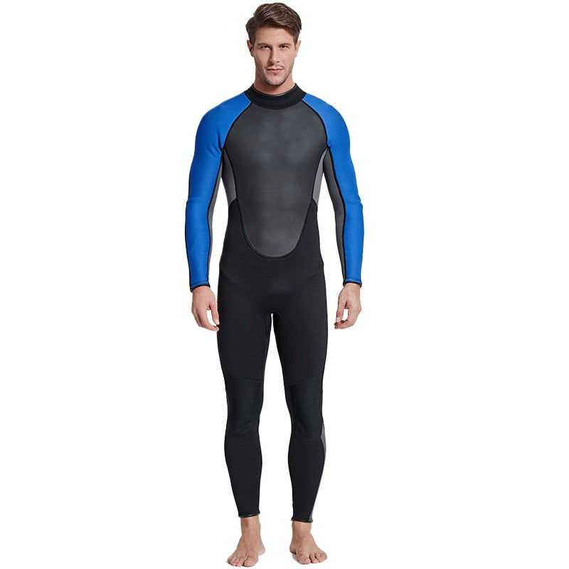 Wetsuit wetsuit 3mm thick material cold-proof and warm snorkeling suit thickened men's swimsuit surf suit