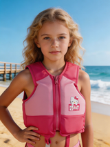 Girls Swim Vest – Front Zip Water Safety Jacket